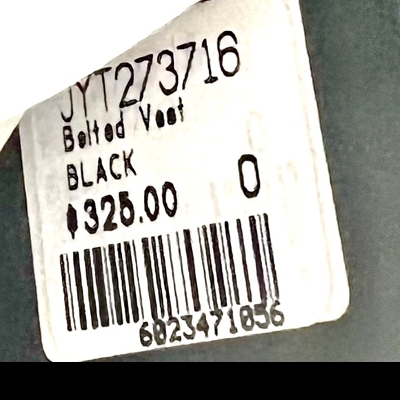Jarbo $325 Belted Vest Top Pockets Black 0 NWT - Picture 7 of 9